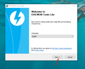 daemon tools not working windows 10