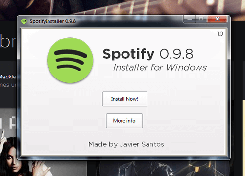 download the new version for windows Spotify 1.2.20.1216