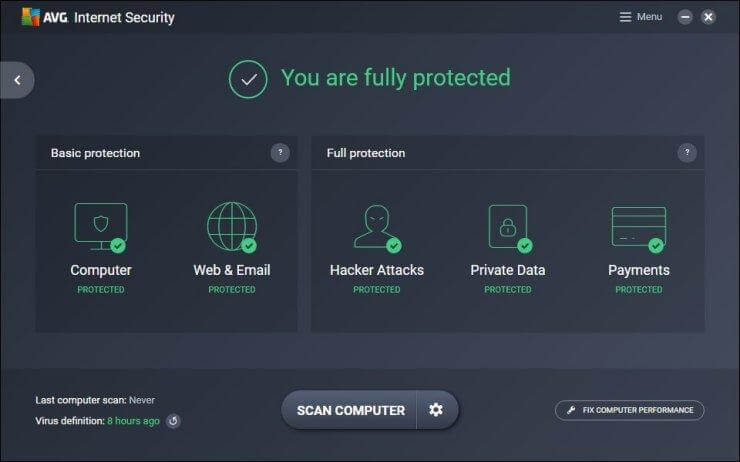 avg internet security 2019 offline installer