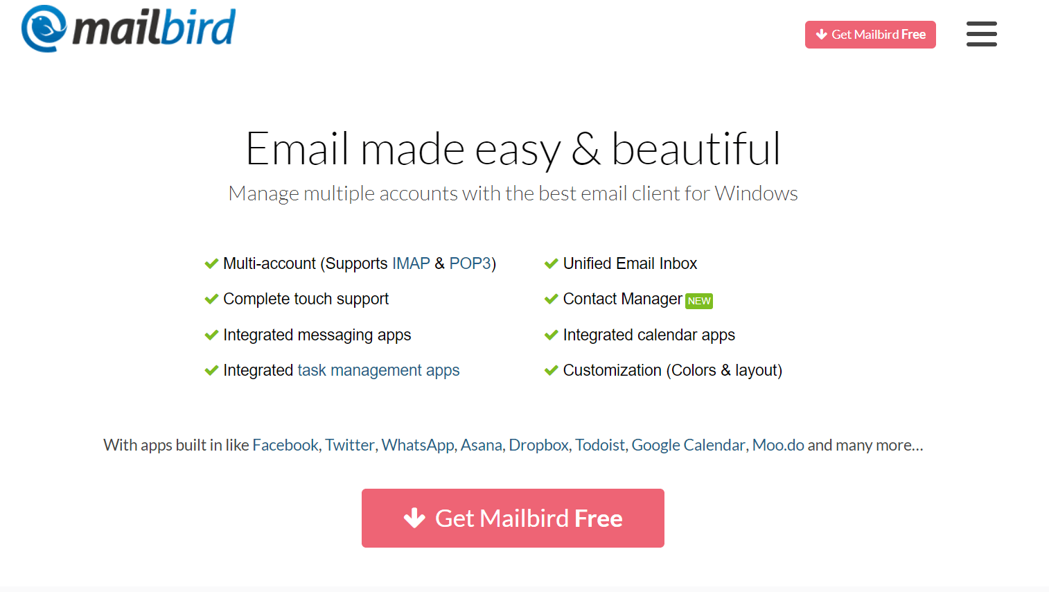how to install mailbird personal